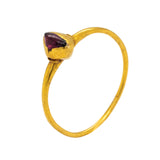 Medieval Garnet Ring-Charlotte Sayers Antique Jewellery