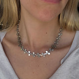 Mexican Silver Collar Necklace-Charlotte Sayers Antique Jewellery