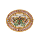 Micro Mosaic Butterfly-Charlotte Sayers Antique Jewellery