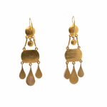 Micro Mosaic Drop Earrings-Charlotte Sayers Antique Jewellery