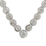 Modern 18ct Diamond Necklace-Charlotte Sayers Antique Jewellery