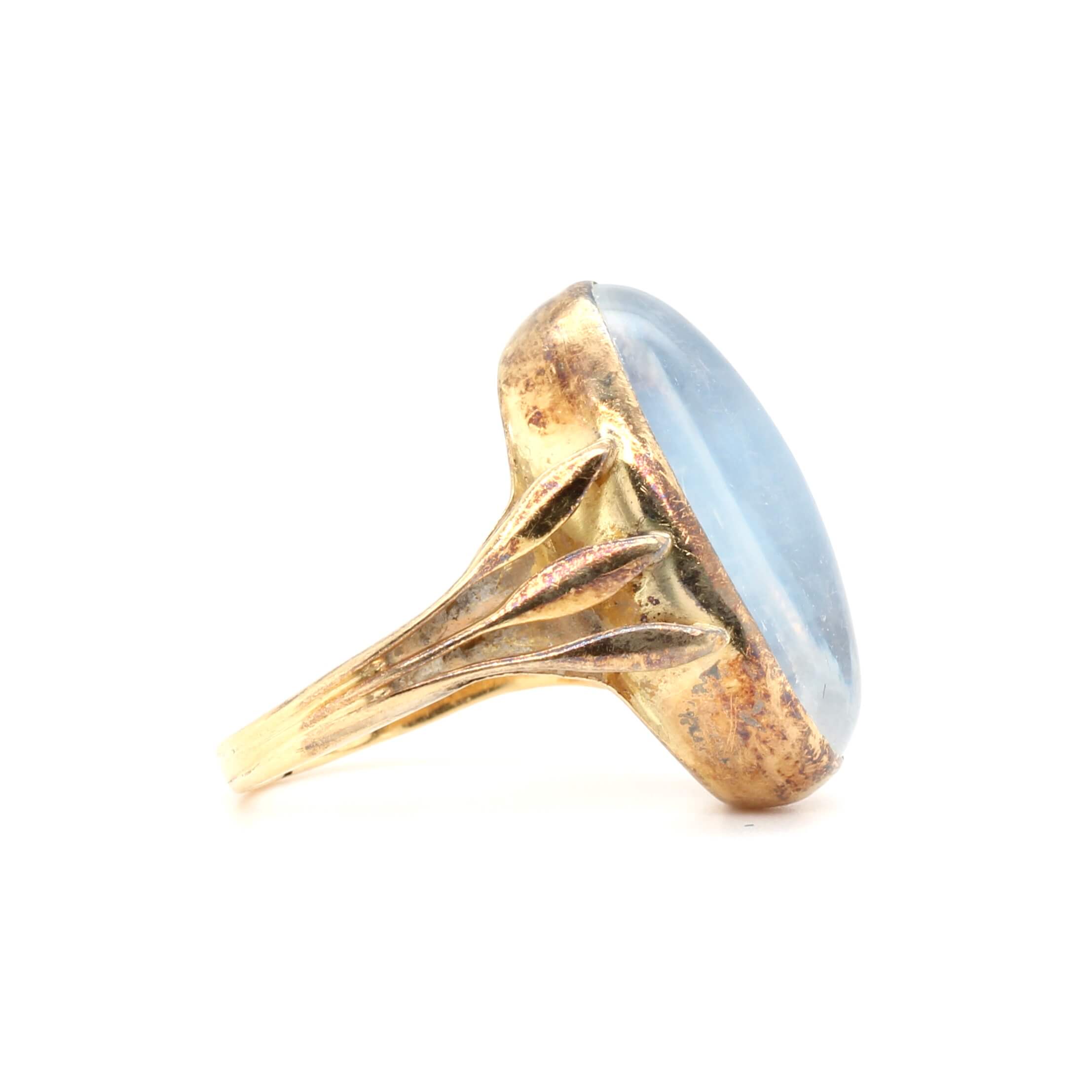 Moonstone Ring-Charlotte Sayers Antique Jewellery