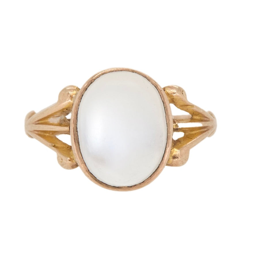 Moonstone Ring-Charlotte Sayers Antique Jewellery