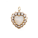 Moonstone and Topaz Heart Pendant-Charlotte Sayers Antique Jewellery