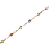 Multi Gem Bracelet-Charlotte Sayers Antique Jewellery