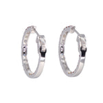 Multicoloured Sapphire Hoop Earrings-Charlotte Sayers Antique Jewellery