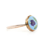 Napoleon Pansy Ring-Charlotte Sayers Antique Jewellery