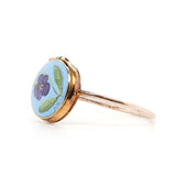 Napoleon Pansy Ring-Charlotte Sayers Antique Jewellery