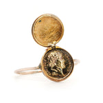 Napoleon Pansy Ring-Charlotte Sayers Antique Jewellery