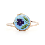 Napoleon Pansy Ring-Charlotte Sayers Antique Jewellery