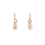 Natural Peal and Diamond Earrings-Charlotte Sayers Antique Jewellery