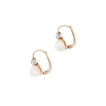 Natural Peal and Diamond Earrings-Charlotte Sayers Antique Jewellery
