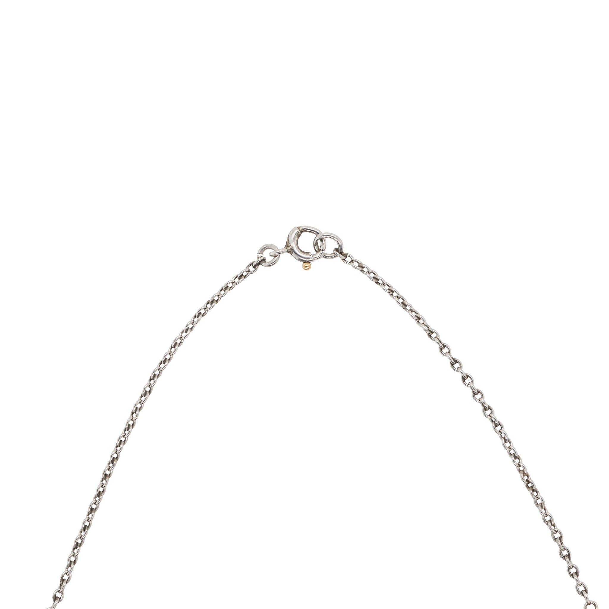 Natural Pearl Platinum Chain-Charlotte Sayers Antique Jewellery