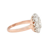 Old Cut Diamond Cluster Ring-Charlotte Sayers Antique Jewellery