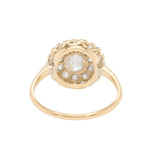 Old Cut Diamond Cluster Ring-Charlotte Sayers Antique Jewellery