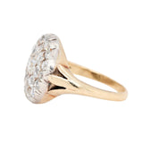 Old Cut Diamond Cluster Ring