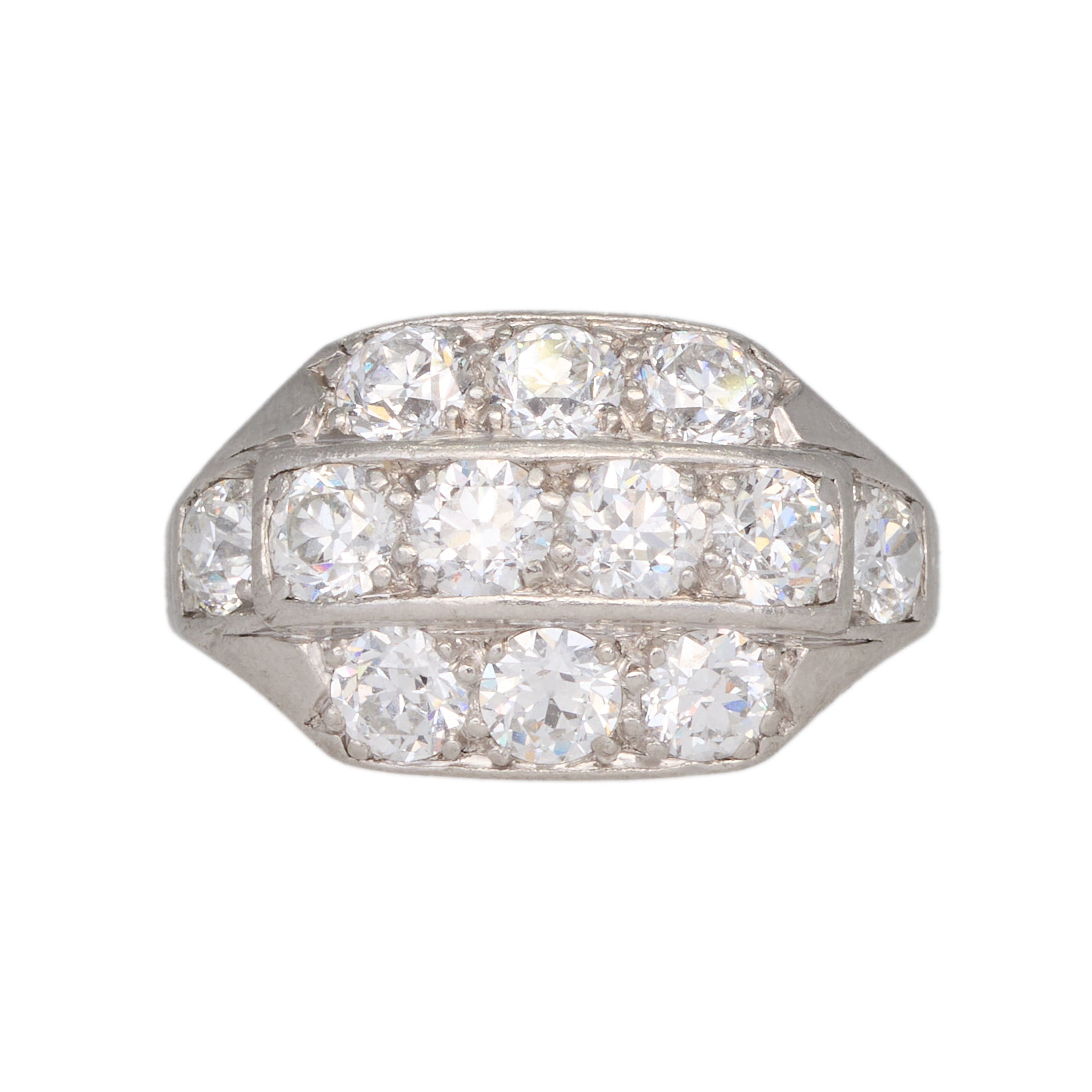 Old Cut Diamond Ring-Charlotte Sayers Antique Jewellery