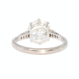 Old European Cut 2.50 Carat Diamond Solitaire Ring-Charlotte Sayers Antique Jewellery