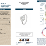 Old European Cut 2.50 Carat Diamond Solitaire Ring-Charlotte Sayers Antique Jewellery