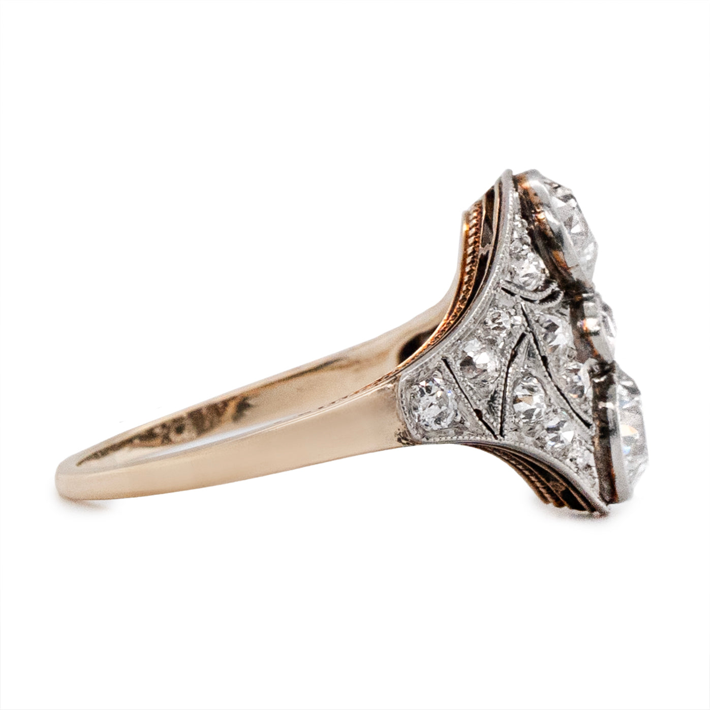 Old European Cut Diamond Ring-Charlotte Sayers Antique Jewellery