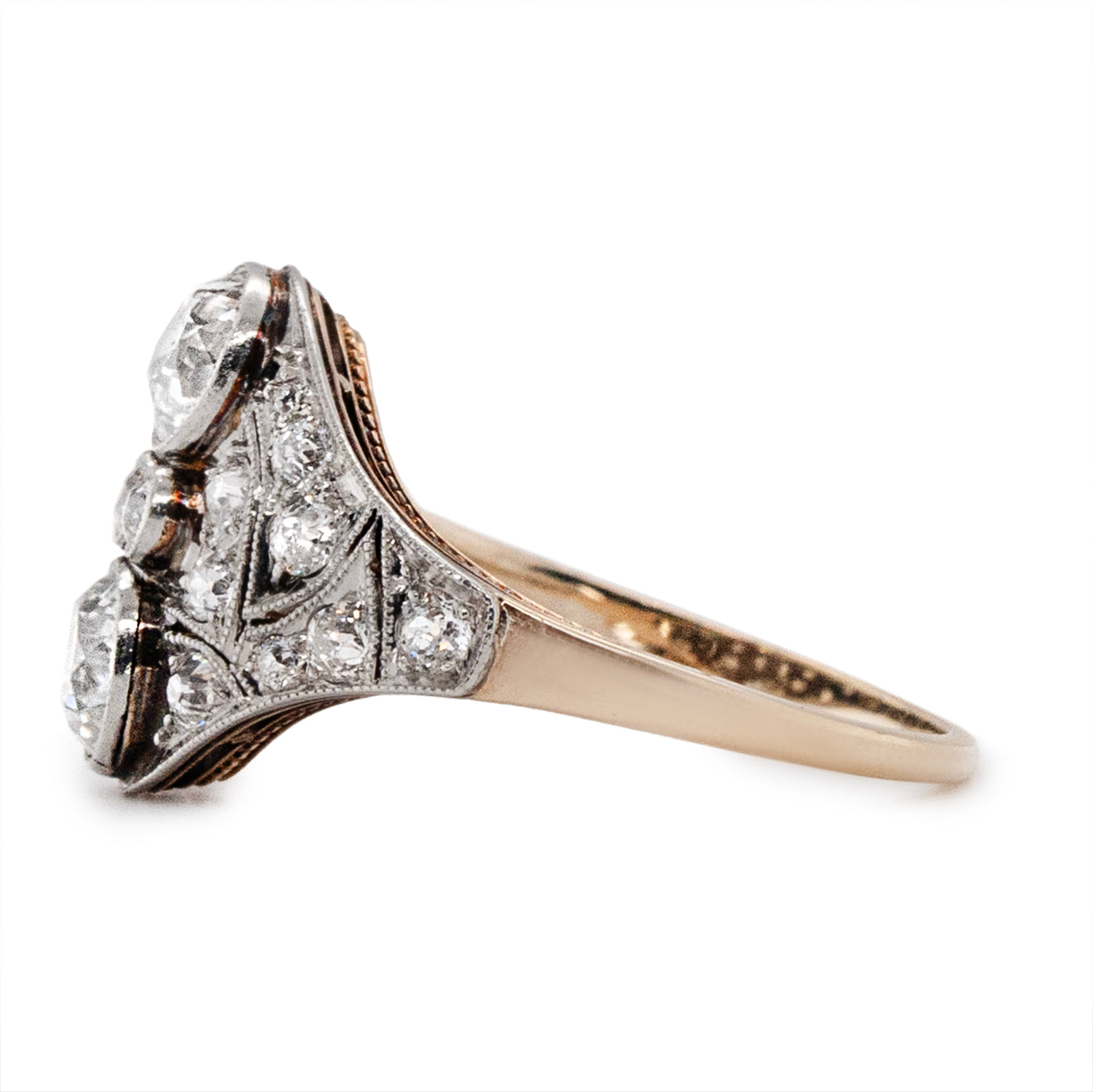 Old European Cut Diamond Ring-Charlotte Sayers Antique Jewellery