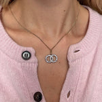 Old Mine Cut Diamond Pendant-Charlotte Sayers Antique Jewellery