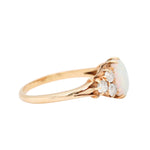 Opal Diamond Ring-Charlotte Sayers Antique Jewellery