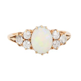 Opal Diamond Ring-Charlotte Sayers Antique Jewellery