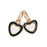 Pair of Georgian Heart Pendants-Charlotte Sayers Antique Jewellery