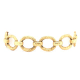 Pair of Gold Link Bracelets-Charlotte Sayers Antique Jewellery