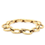 Pair of Gold Link Bracelets-Charlotte Sayers Antique Jewellery