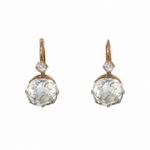 Paste Drop Earrings-Charlotte Sayers Antique Jewellery