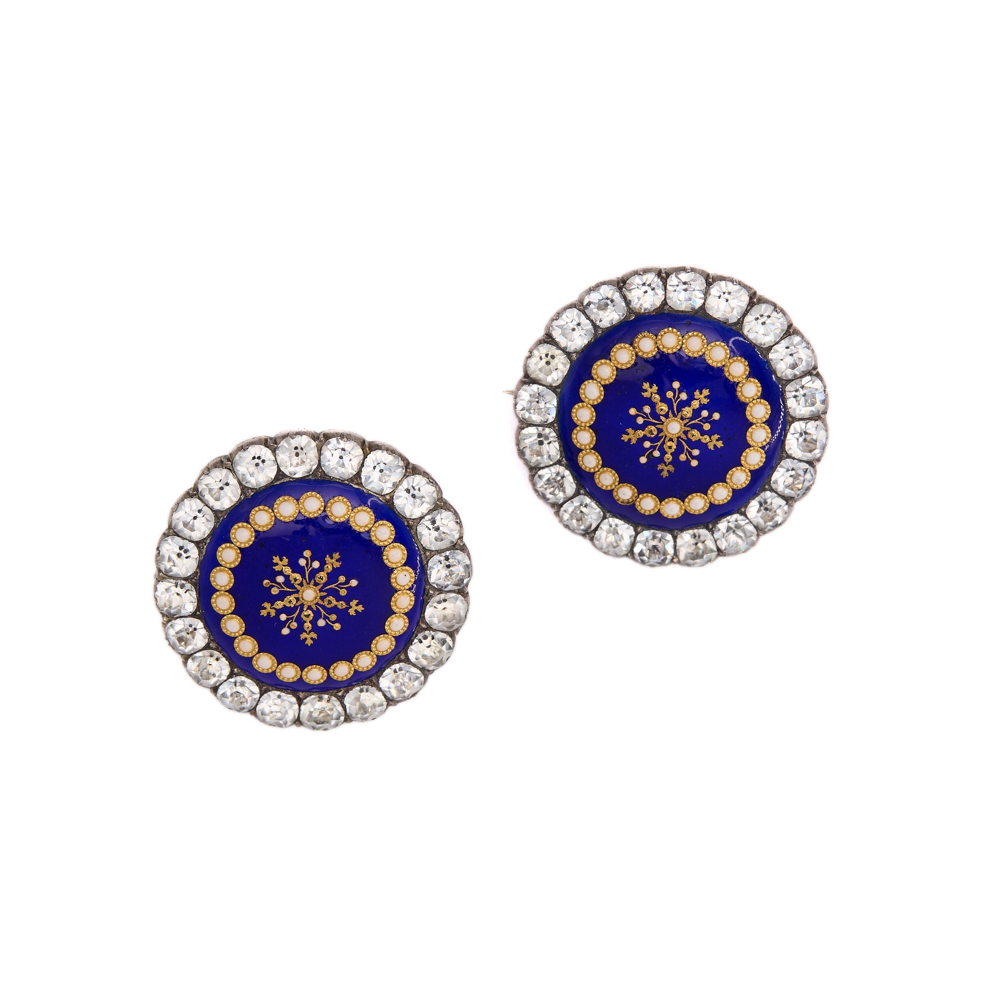 Paste Enamel Suite-Charlotte Sayers Antique Jewellery