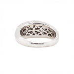 Pavé Set Diamond Bombé Ring-Charlotte Sayers Antique Jewellery