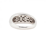 Pavé Set Diamond Bombé Ring-Charlotte Sayers Antique Jewellery