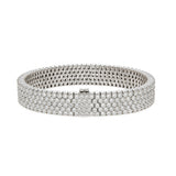Pavé Set Diamond Bracelet-Charlotte Sayers Antique Jewellery