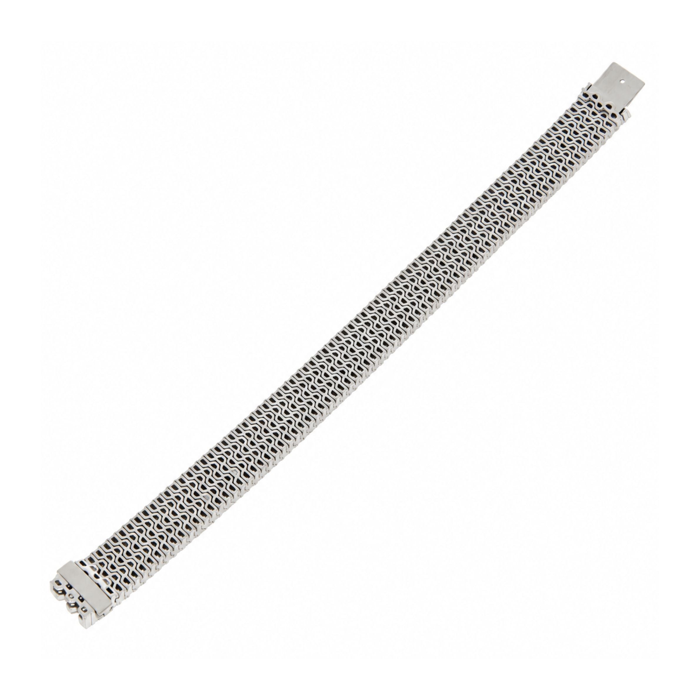 Pavé Set Diamond Bracelet-Charlotte Sayers Antique Jewellery