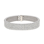 Pavé Set Diamond Bracelet-Charlotte Sayers Antique Jewellery