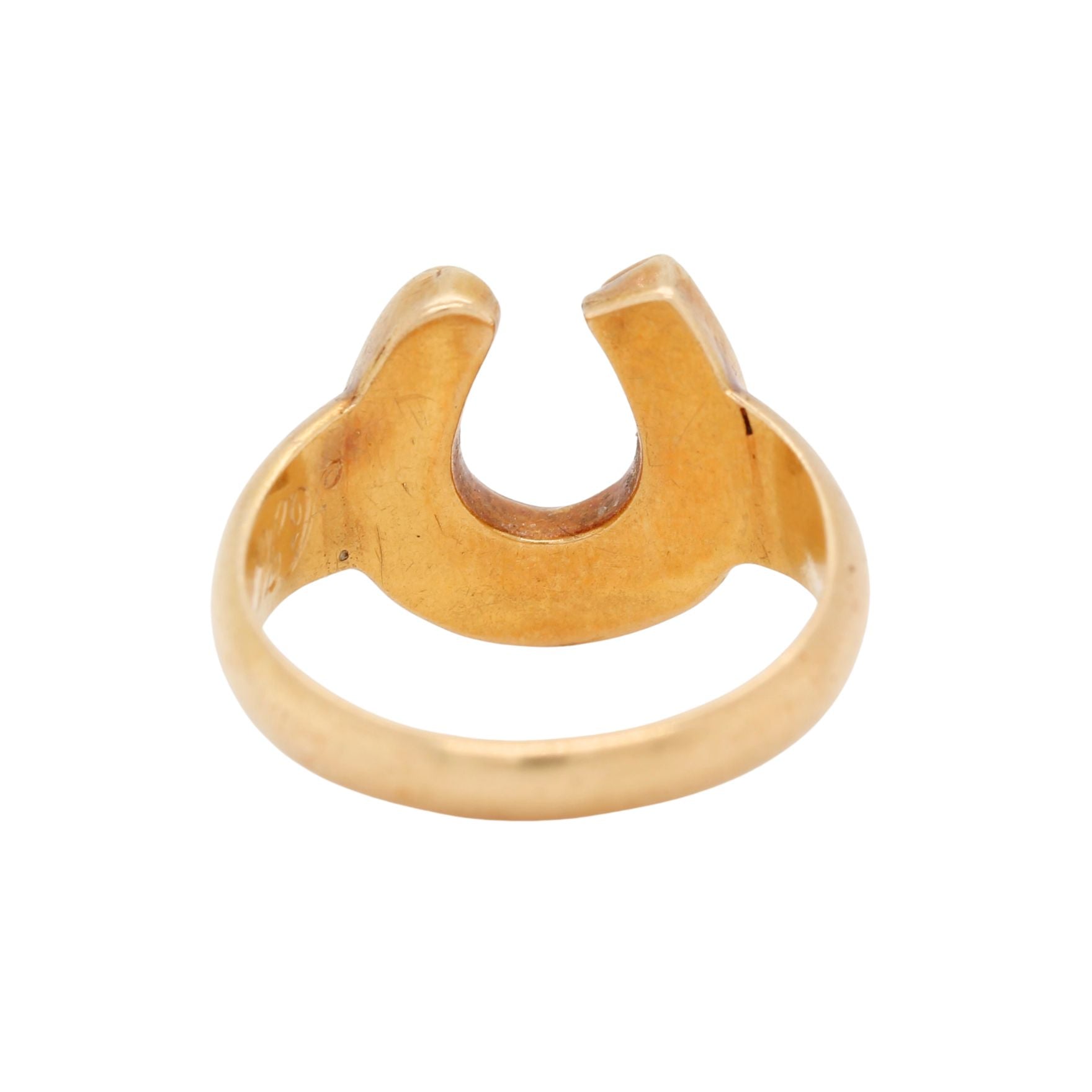 Pearl Horseshoe Ring-Charlotte Sayers Antique Jewellery
