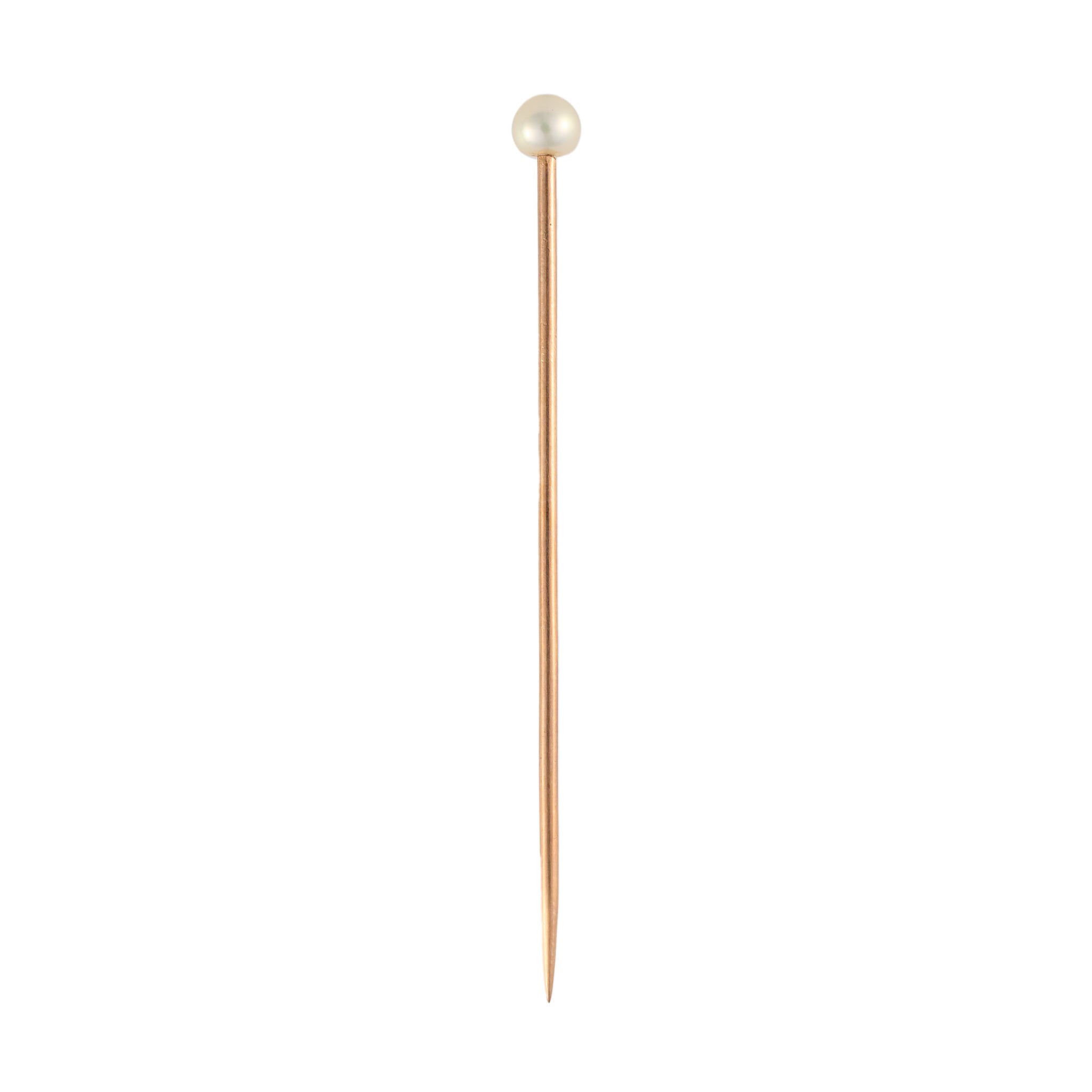 Pearl Stick Pin-Charlotte Sayers Antique Jewellery