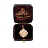 Pearl and Diamond Pendant / Brooch-Charlotte Sayers Antique Jewellery