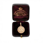 Pearl and Diamond Pendant / Brooch-Charlotte Sayers Antique Jewellery
