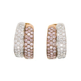 Pink Diamond Earrings-Charlotte Sayers Antique Jewellery