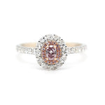 Pink Diamond Ring-Charlotte Sayers Antique Jewellery