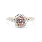 Pink Diamond Ring-Charlotte Sayers Antique Jewellery