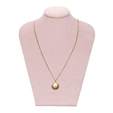 Pink Enamel Pendant-Charlotte Sayers Antique Jewellery