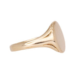 Plain Gold Signet Ring-Charlotte Sayers Antique Jewellery