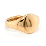 Plain Victorian Signet Ring-Charlotte Sayers Antique Jewellery