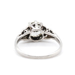 Platinum Diamond Ring-Charlotte Sayers Antique Jewellery