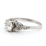 Platinum Diamond Ring-Charlotte Sayers Antique Jewellery